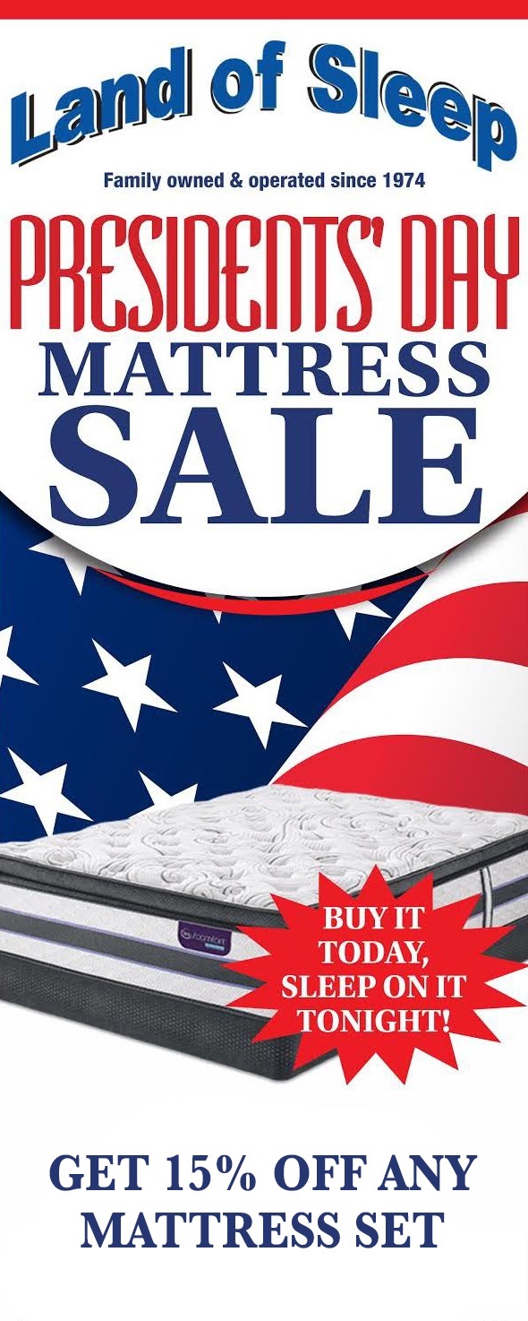2018 Presidents' Day Mattress Sale in Sarasota, Florida